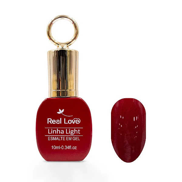 Esmalte em Gel com Tampa Chaveiro Linha Light Real Love 10ml Cor 46