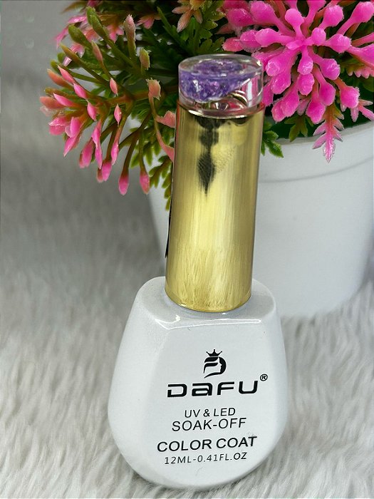 Esmalte em Gel Gliter Flocado Dafu 12ml DF-EMUV12-3 Cor 03