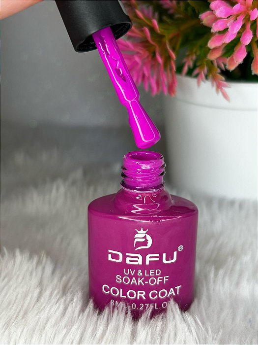 Esmalte em Gel Fluorescente Luminoso Dafu 8ml DF-EM12Y Cor 10