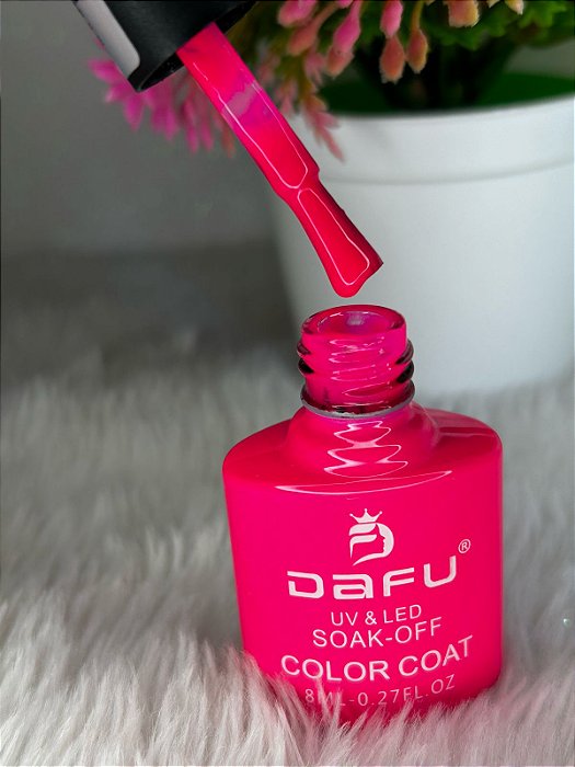 Esmalte em Gel Fluorescente Luminoso Dafu 8ml DF-EM12Y Cor 07