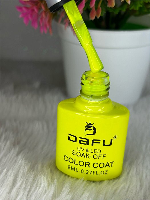 Esmalte em Gel Fluorescente Luminoso Dafu 8ml DF-EM12Y Cor 04