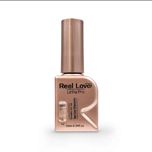 Top Coat Diamante Linha Pro Real Love 10ml