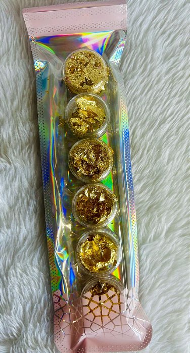 Kit Folha de Ouro com 6 unidades Dafu