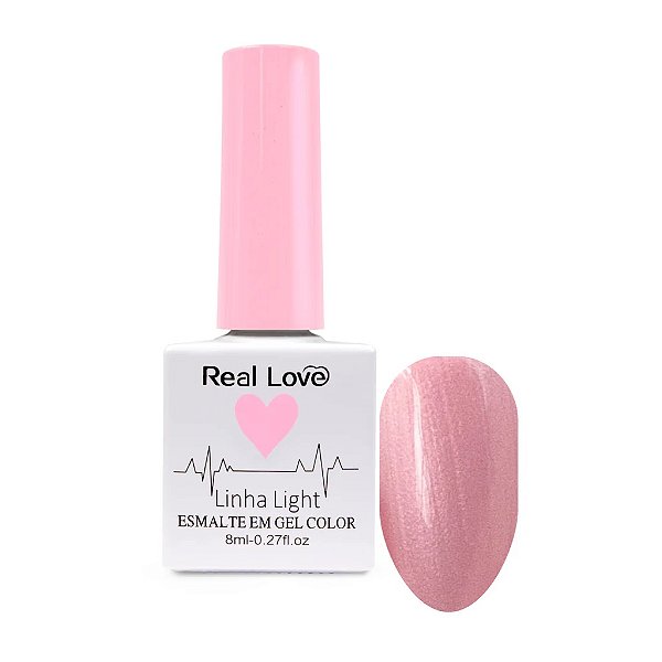 Esmalte em Gel Linha Light Real Love 8ml Cor 191