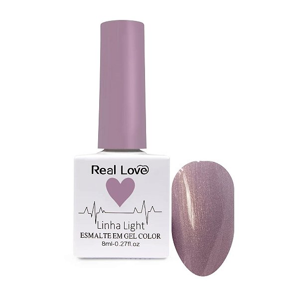 Esmalte em Gel Linha Light Real Love 8ml Cor 195