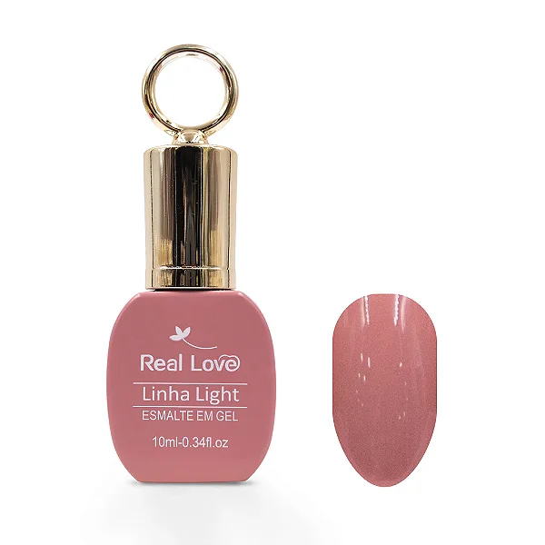 Esmalte em Gel com Tampa Chaveiro Linha Light Real Love 10ml Cor 31