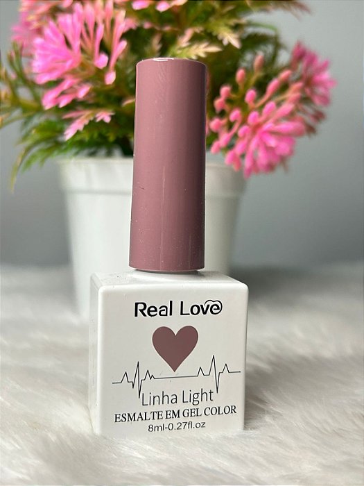 Esmalte em Gel Linha Light Real Love 8ml Cor 171