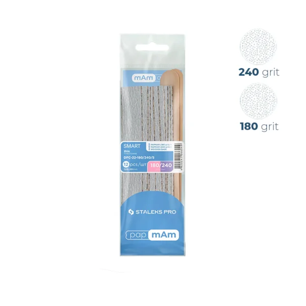 Lixa Refil de Inserção - papmAm - Staleks Pro - Grão 180/240 - 5 Unid. - DFC-22-180/240-5