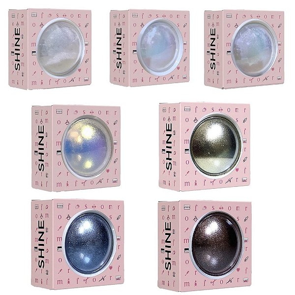 Pó Shine Forms Efeito Perolizado Para Unhas Alto Brilho