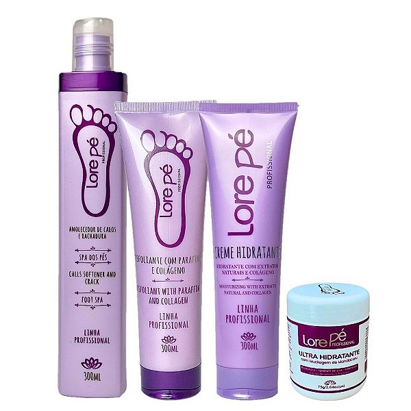 Kit Tratamento Podal com Ultra Hidratante Lore Pé
