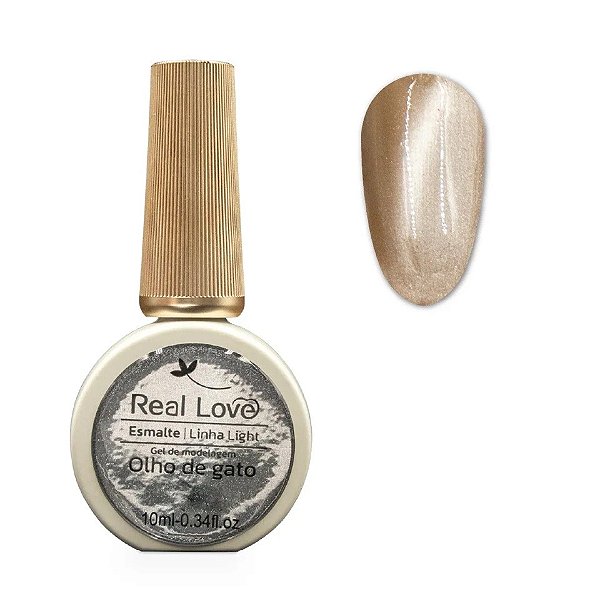 Esmalte em Gel Olho de Gato Real Love 10ml Cor 02