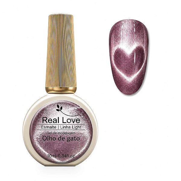Esmalte em Gel Olho de Gato Real Love 10ml Cor 04