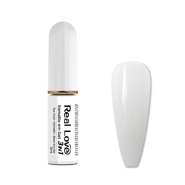 Esmalte em Gel 3 em 1 Real Love 5ml Cor 02
