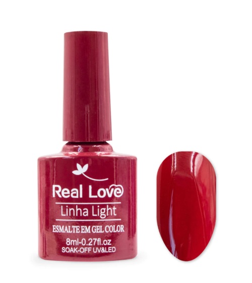 Esmalte em Gel Linha Light Real Love 8ml Cor P205