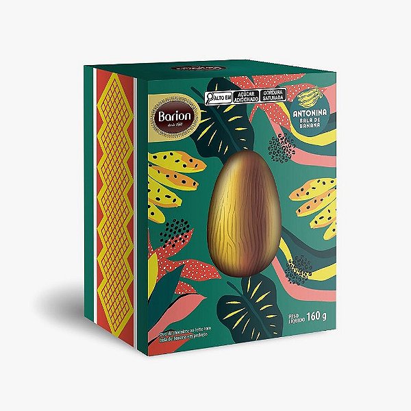 OVO DE CHOCOLATE - BARION & BALAS ANTONINA