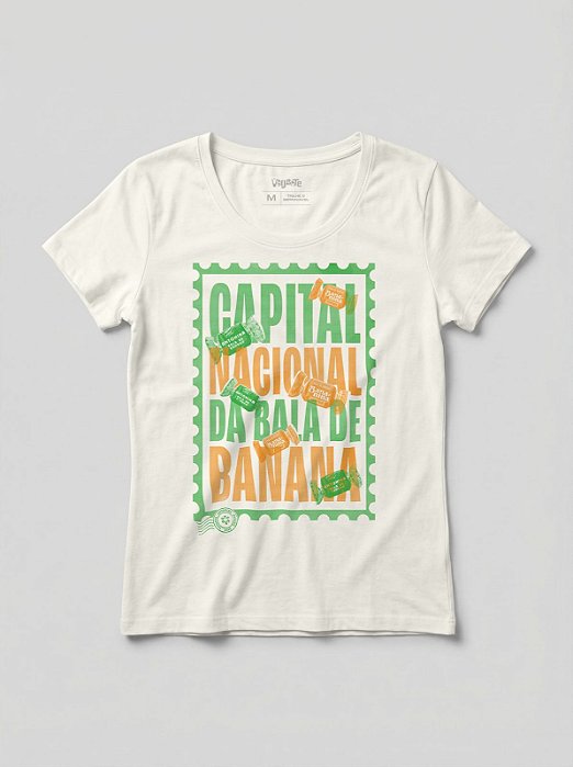 BABY LOOK BALA DE BANANA - SELO CAPITAL