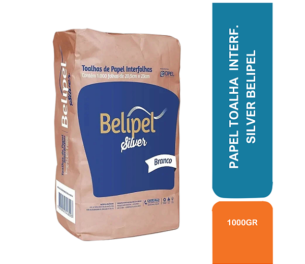 PAPEL TOALHA SILVER INTERF. 1000GRS BELIPEL COD 80017
