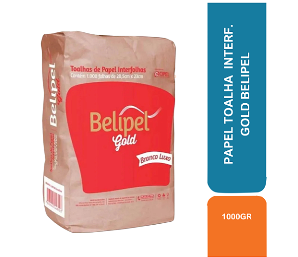 PAPEL TOALHA GOLD INTERF. 1000GRS BELIPEL COD 80019