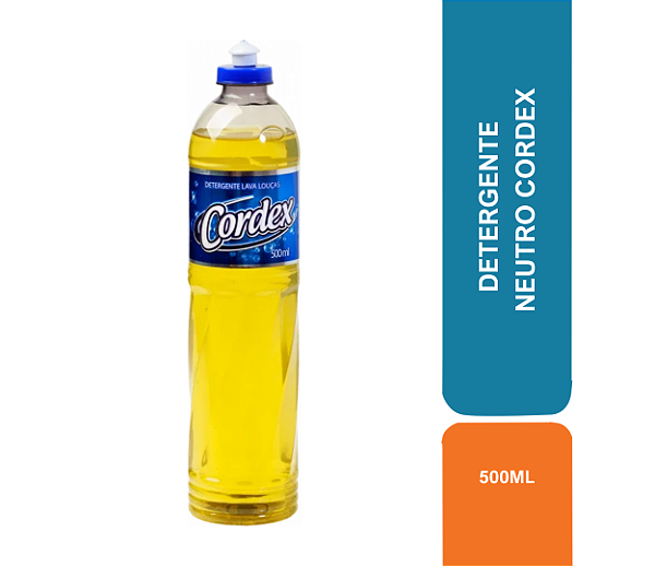 DETERGENTE 500ML NEUTRO CORDEX