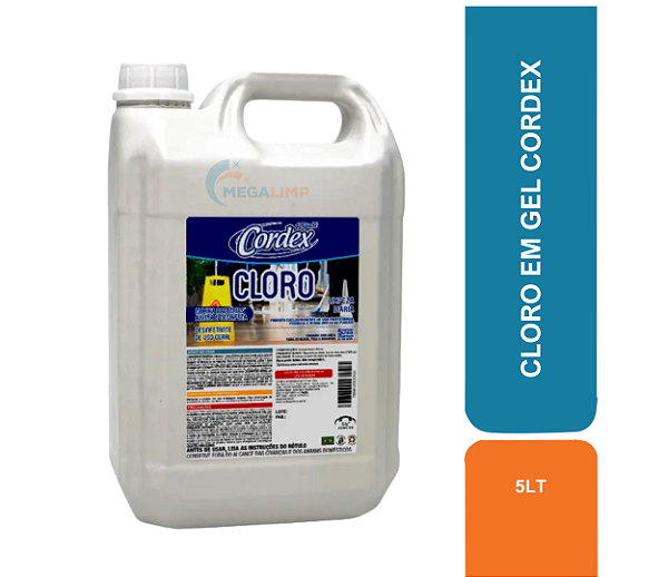 CLORO EM GEL 5LT CORDEX