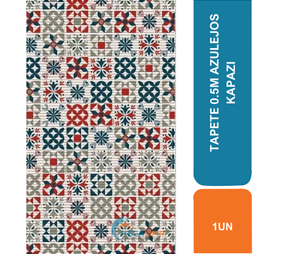 TAPETE 0.5M AZULEJOS KAPAZI