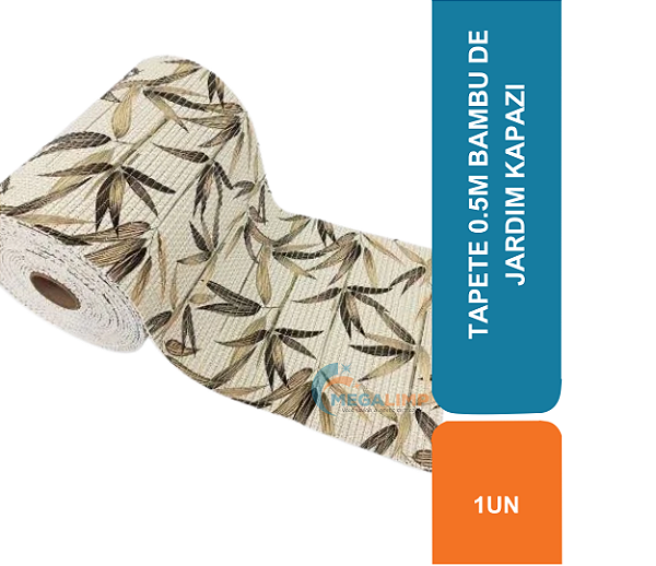 TAPETE 0.5M BAMBU DE JARDIM KAPAZI