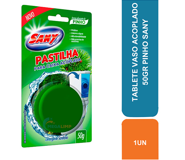 TABLETE VASO ACOPLADO 50GR PINHO SANY