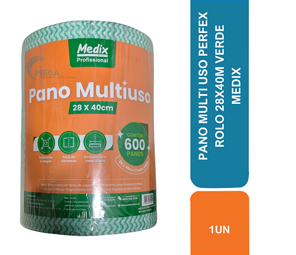 PANO MULTI USO PERFEX ROLO 28X240M VERDE MEDIX