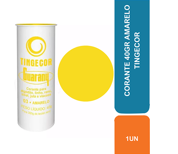 CORANTE 40GR AMARELO TINGECOR