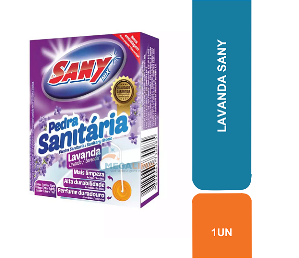 PEDRA SANITARIA 25GR LAVANDA SANY