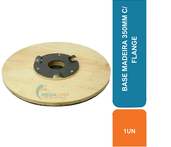 BASE MADEIRA 350MM C/ FLANGE