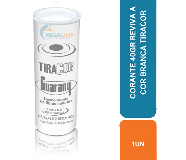 DESCOLORANTE 40GR REVIVA A COR BRANCA TIRACOR