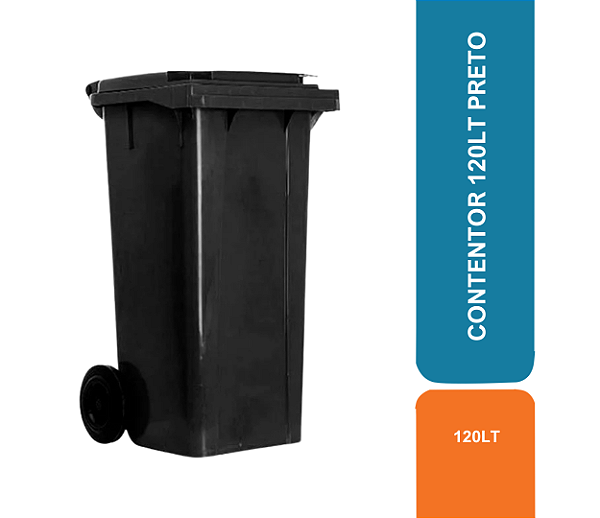 CONTENTOR 120LT PRETO