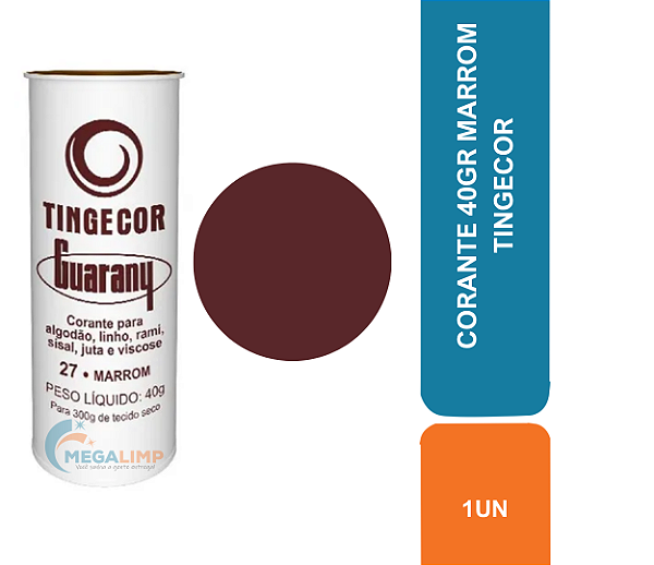 CORANTE 40GR MARROM TINGECOR