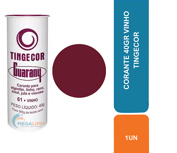 CORANTE 40GR VINHO TINGECOR