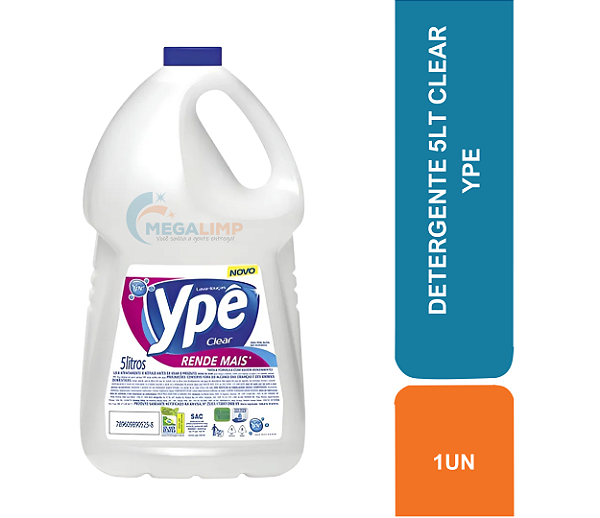 DETERGENTE 5LT CLEAR YPE