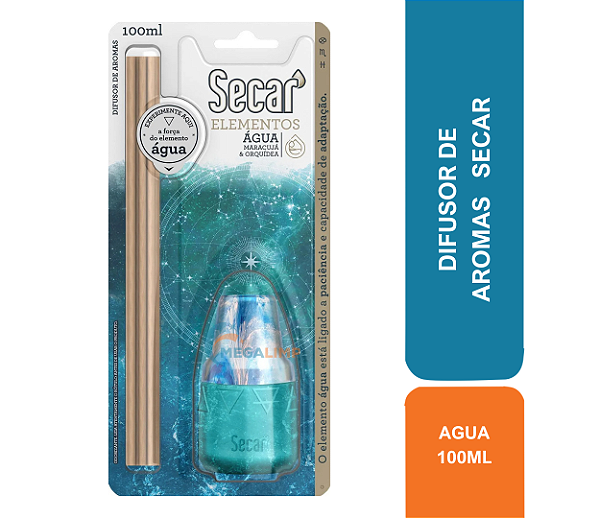 DIFUSOR DE AROMAS AGUA 100ML SECAR
