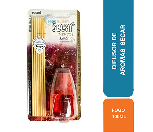 DIFUSOR DE AROMAS FOGO 100ML SECAR