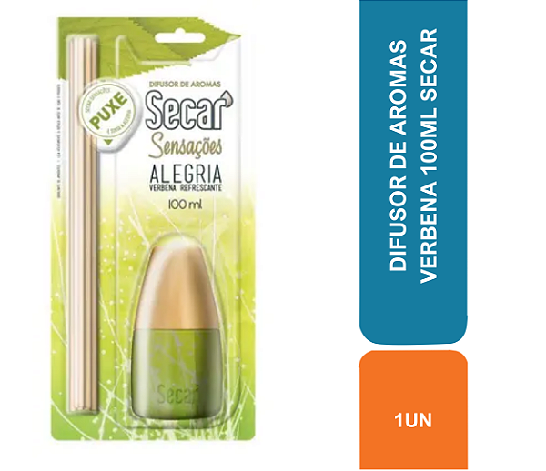 DIFUSOR DE AROMAS VERBENA 100ML SECAR