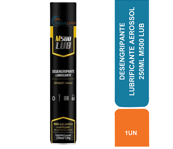 DESENGRIPANTE LUBRIFICANTE AEROSSOL 250ML M500 LUB