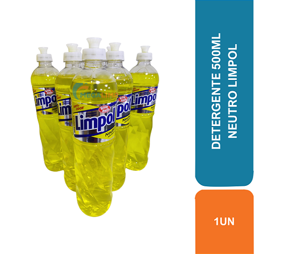 DETERGENTE 500ML NEUTRO LIMPOL