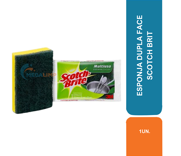 ESPONJA DUPLA FACE 3M SCOTCH BRITE