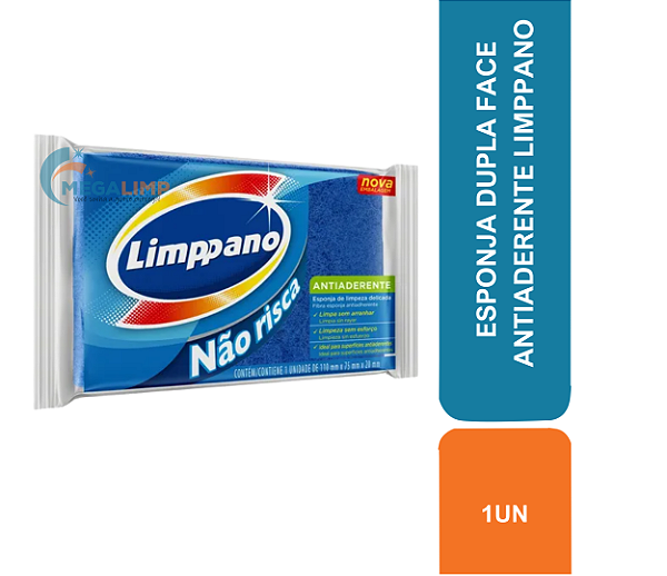 ESPONJA DUPLA FACE ANTIADERENTE LIMPPANO