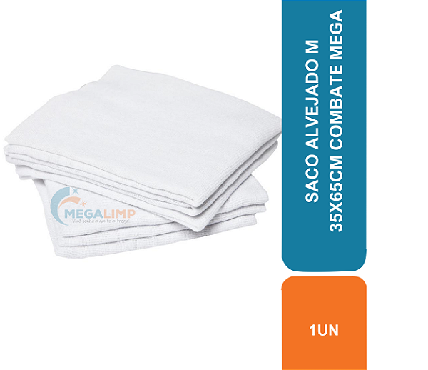 SACO ALVEJADO M 35X65CM COMBATE MEGA