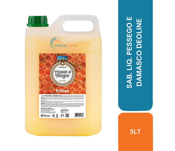 SAB. LIQ. 5LT PESSEGO E DAMASCO DEOLINE