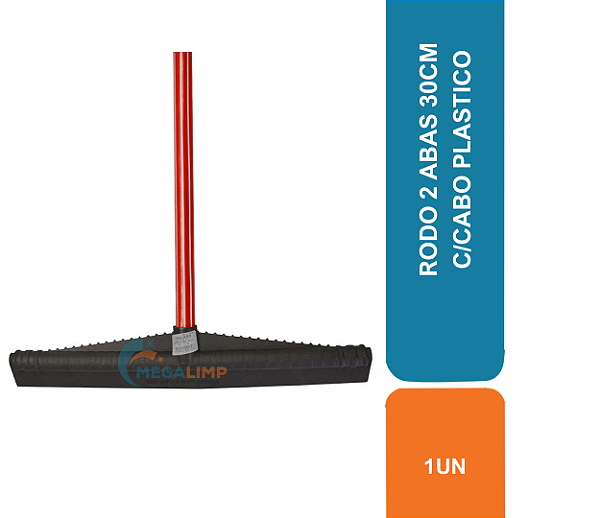 RODO 2 ABAS 30CM C/CABO PLASTICO