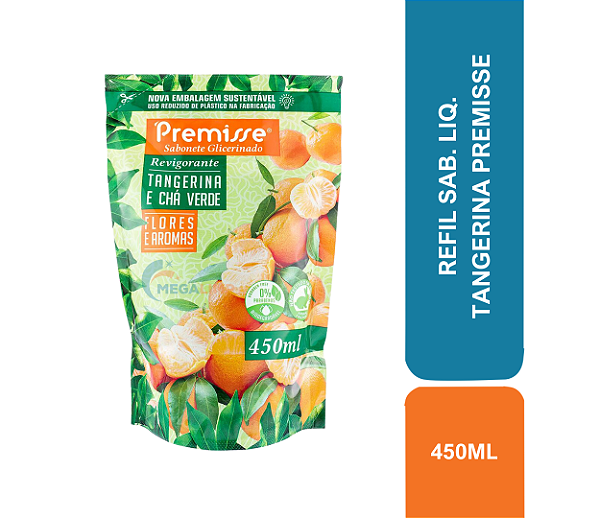 REFIL SAB. LIQ. 450ML TANGERINA PREMISSE