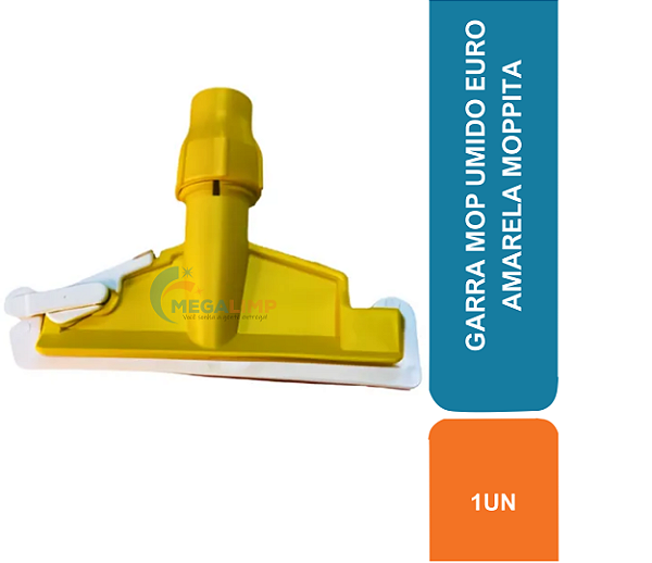 GARRA MOP UMIDO EURO AMARELA MOPPITA