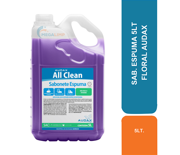 SAB. ESPUMA 5LT FLORAL AUDAX