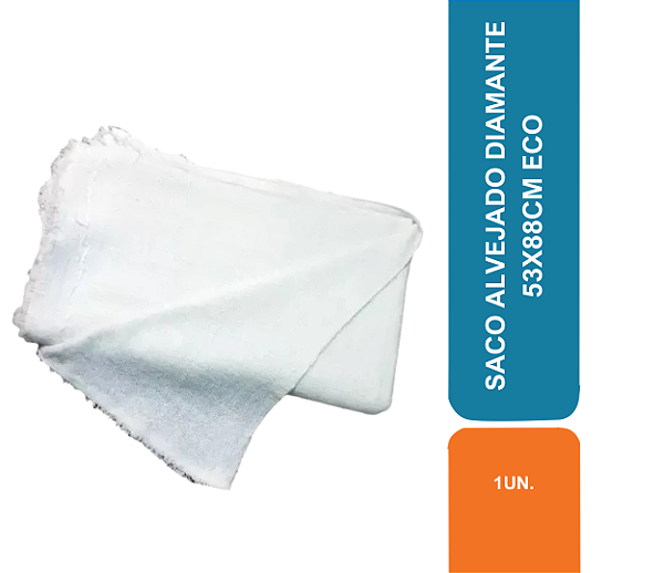 SACO ALVEJADO DIAMANTE 53X78CM ECO MEGA